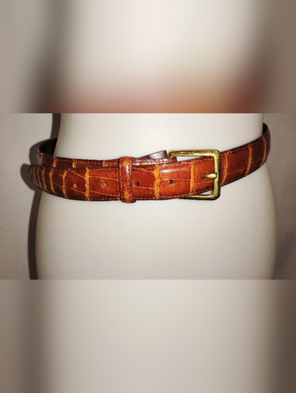 VINTAGE COACH ALLIGATOR BELT - Picture 7 of 7